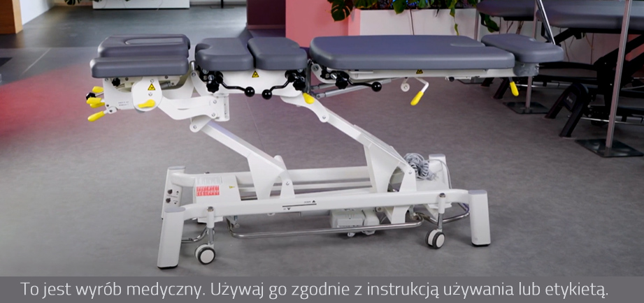 Profesjonalny stół rehabilitacyjny Upright Chiro Z7 - rewolucja w chiropraktyce