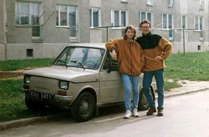Magda i Emil, założyciele Habys, 1997 r.