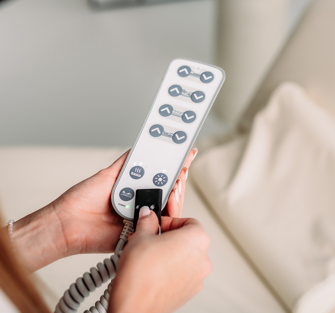 Elektryczna regulacja leżanki SPA Lumina Plus