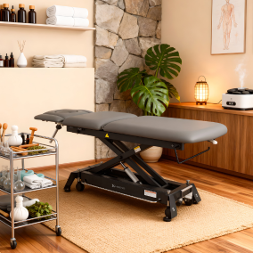 SStół do masażu elektryczny – jaki model wybrać, aby zapewnić stabilność, komfort i bezpieczeństwo?