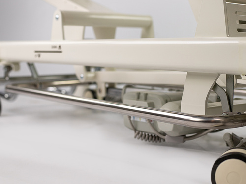 Stół rehabilitacyjny Upright Chiro Z7 - pianka integralna, rama sterująca, kółka, regulacja drop, pasy, szaro biały