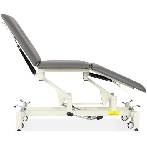 Stół rehabilitacyjny, do masażu, hydrauliczny Ultima H3 - szaro biały