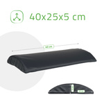 Półwałek lędźwiowy do masażu - 40x25x5 (tapicerka Comfy Base)