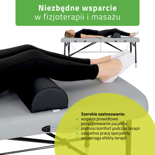 Półwałek do masażu pod stopy lub pod kolano - 60x18x12 (tapicerka Comfy Base)