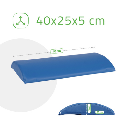 Półwałek lędźwiowy do masażu - 40x25x5 (tapicerka Comfy Base)
