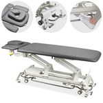 Stół rehabilitacyjny, do masażu, elektryczny Evero V4 Ergo - rama sterująca, szaro biały