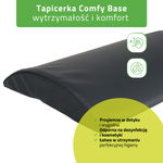 Półwałek lędźwiowy do masażu - 40x25x5 (tapicerka Comfy Base)
