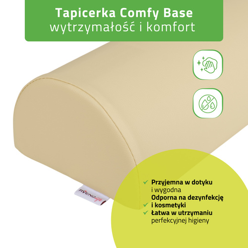 Półwałek do masażu pod stopy lub pod kolano - 60x18x12 (tapicerka Comfy Base)