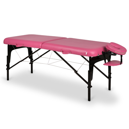 Łóżko kosmetyczne składane, do masażu Estetic Blush 75 cm - różowy