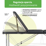Stół do masażu Adele 70 cm – czarny 