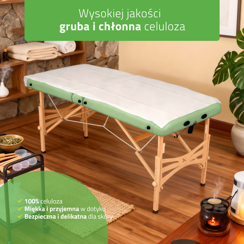 Podkład ręcznik celulozowy A10 190×70 cm, 50 g/m² – 10 szt.