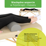 Półwałek do masażu pod stopy lub pod kolano - 60x18x12 (tapicerka Comfy Base)