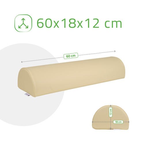 Półwałek do masażu pod stopy lub pod kolano - 60x18x12 (tapicerka Comfy Base)