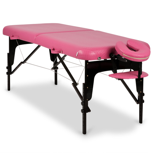Łóżko kosmetyczne składane, do masażu Estetic Blush 75 cm - różowy
