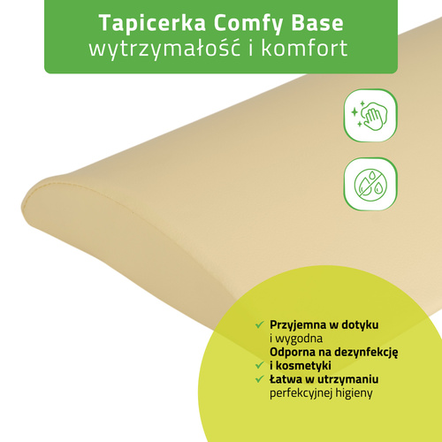 Półwałek lędźwiowy do masażu - 40x25x5 (tapicerka Comfy Base)