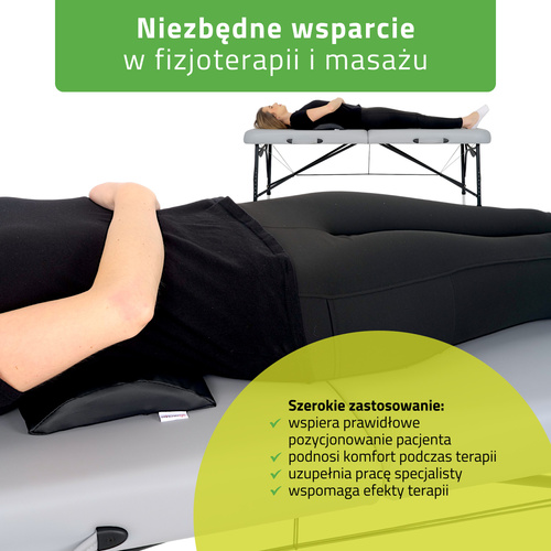 Półwałek lędźwiowy do masażu - 40x25x5 (tapicerka Comfy Base)