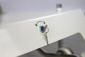Stół rehabilitacyjny, do masażu, elektryczny Evero X7 Ergo - rama sterująca, szaro biały