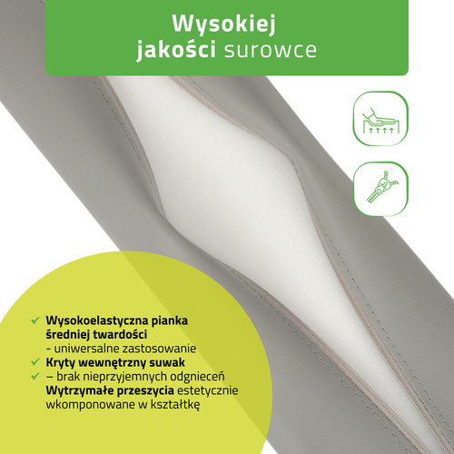 Półwałek do masażu - 60x15x10 (tapicerka Comfy Base)