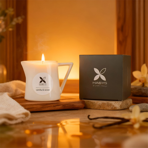 Świeca do masażu ciała - Vanilla & Wood 110 ml