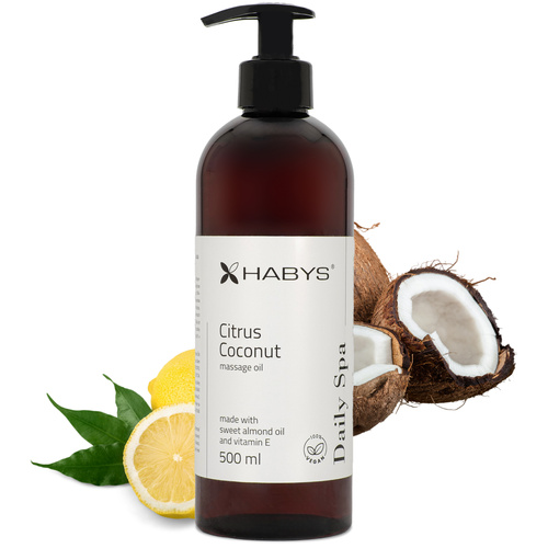 Olejek do masażu Daily Spa Citrus Coconut, HABYS 500 ml