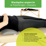 Półwałek lędźwiowy do masażu - 40x25x5 (tapicerka Comfy Base)