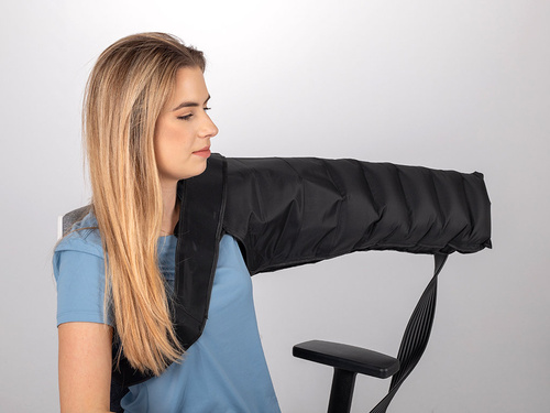 Mankiety do masażu uciskowego na rękę, bark i klatkę piersiową, 8-komorowe, rozmiar uniwersalny, przewody powietrzne 