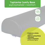 Półwałek do masażu pod stopy lub pod kolano - 60x18x12 (tapicerka Comfy Base)