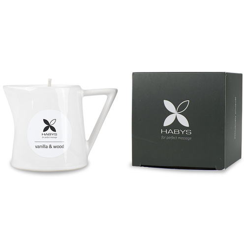 Świeca do masażu ciała - Vanilla & Wood 110 ml