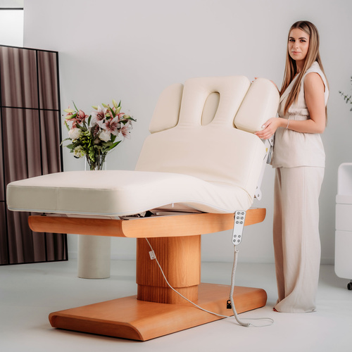 Solana – elektryczna leżanka SPA z podgrzewaniem i podłokietnikami | Habys