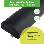 Półwałek do masażu pod stopy lub pod kolano - 60x18x12 (tapicerka Comfy Base)