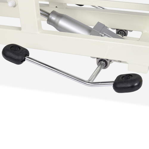 Stół rehabilitacyjny, do masażu, hydrauliczny Ultima H3 - szaro biały