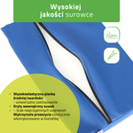 Półwałek lędźwiowy do masażu - 40x25x5 (tapicerka Comfy Base)