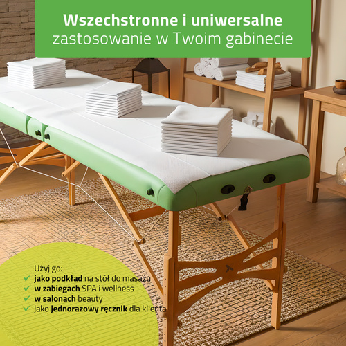 Podkład ręcznik celulozowy A10 190×70 cm, 50 g/m² – 10 szt.