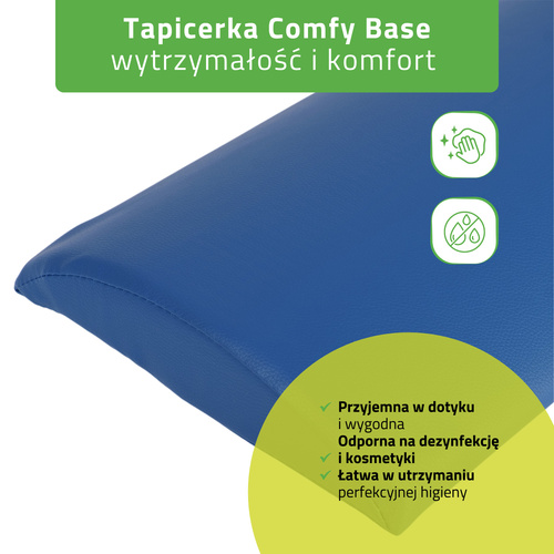 Półwałek lędźwiowy do masażu - 40x25x5 (tapicerka Comfy Base)