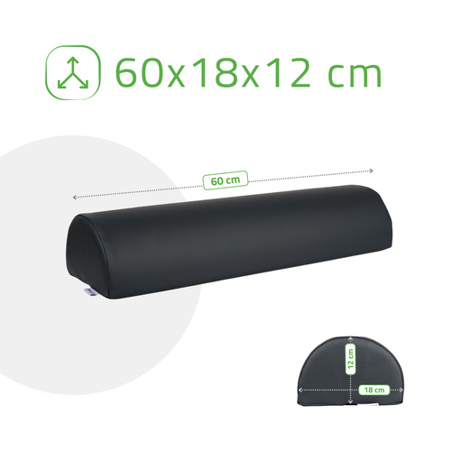 Półwałek do masażu pod stopy lub pod kolano - 60x18x12 (tapicerka Comfy Base)