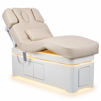 Vellia Beige – elektryczna leżanka SPA z podgrzewaniem i 4 silnikami | Habys | 3 lata gwarancji