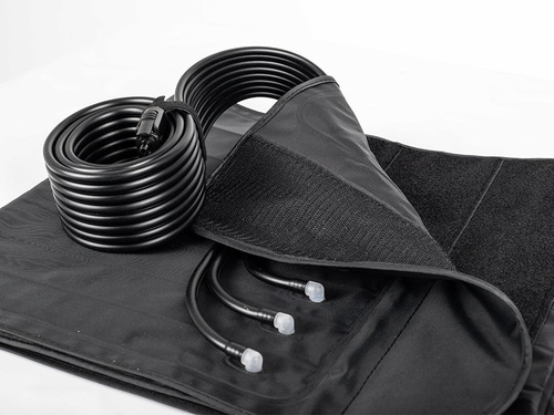 Mankiet do masażu uciskowego na biodra i brzuch, 8-komorowy, rozmiar uniwersalny, przewody powietrzne