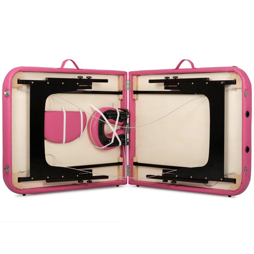 Łóżko kosmetyczne składane, do masażu Estetic Blush 75 cm - różowy