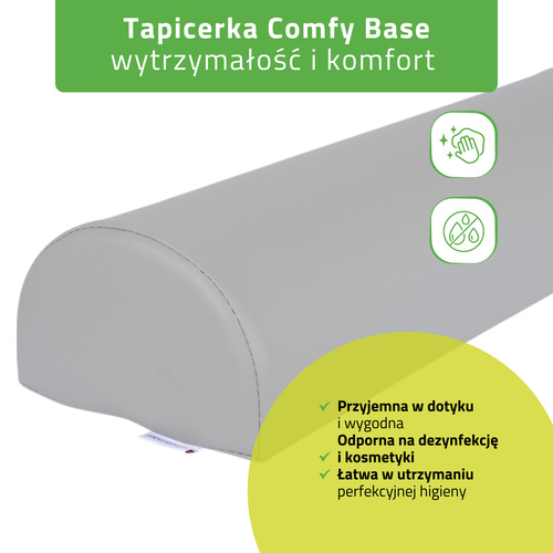 Półwałek do masażu pod stopy lub pod kolano - 60x18x12 (tapicerka Comfy Base)