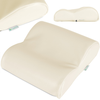 Półwałek do masażu - poduszka pod kark (tapicerka Satin Comfort)