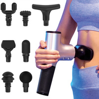Pistolet do masażu masażer wibracyjny massage gun - srebrny