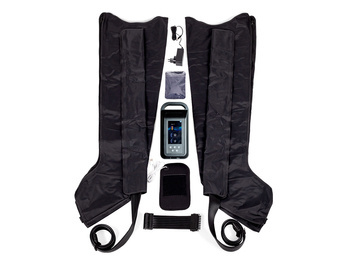 Masażer uciskowy Pro 8, 8-komorowe mankiety XXL, wkład grzejący, przewody powietrzne 