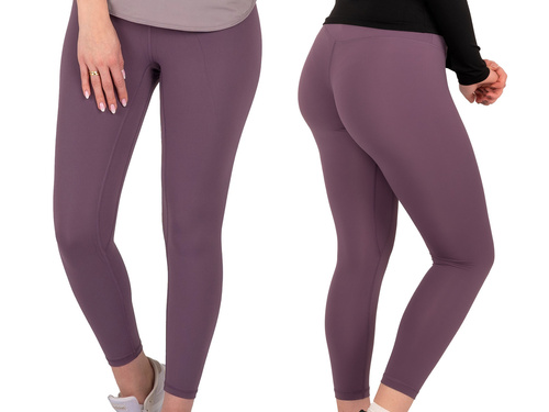 Legginsy damskie, liliowe