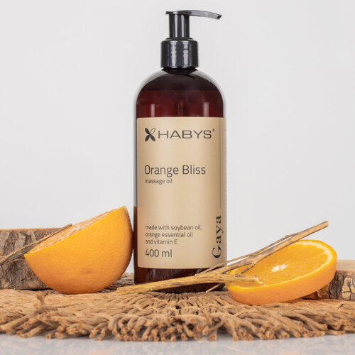 Olejek do masażu Gaya Orange Bliss Habys 400 ml
