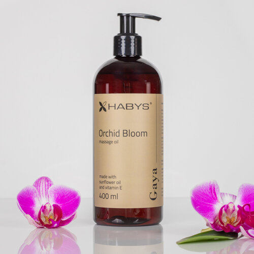 Olejek do masażu Gaya Orchid Bloom Habys 400 ml
