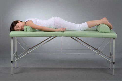 Półwałek do masażu pod stopy lub pod kolano - 60x18x12 (tapicerka Soft Touch)