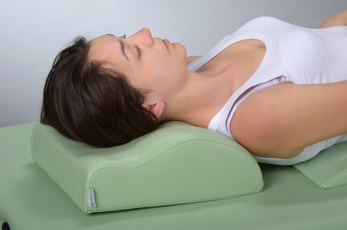 Półwałek do masażu - poduszka pod kark (tapicerka Vinyl Flex)