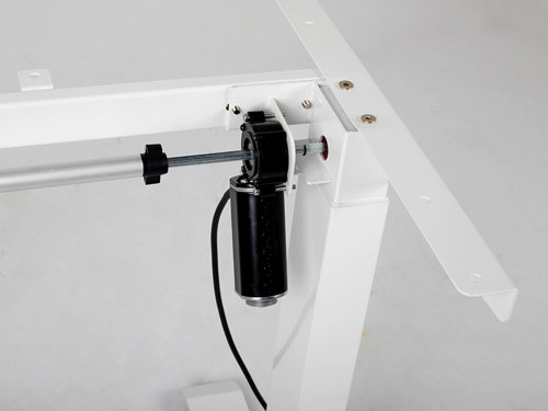 Stelaż biurka FlexiDesk z elektryczną regulacją (1 silnik, kolor biały)