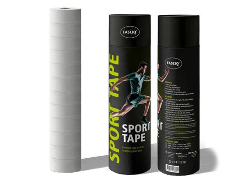 Zestaw tejpów sztywnych FASCIQ® Athletic Sport Tape 2,5cmx13,7m - 12 szt.