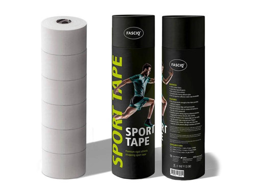 Zestaw tejpów sztywnych FASCIQ® Athletic Sport Tape 5cmx13,7m - 6 szt.